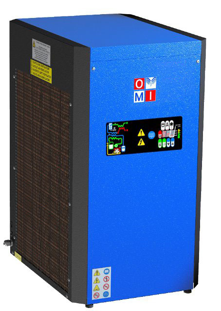 Серия HTD - High Temperature Dryers рефрижераторные осушители холодильного типа с дополнительным доохладителем для сжатого воздуха с температурой до +82oC на входе, точка росы +3oC